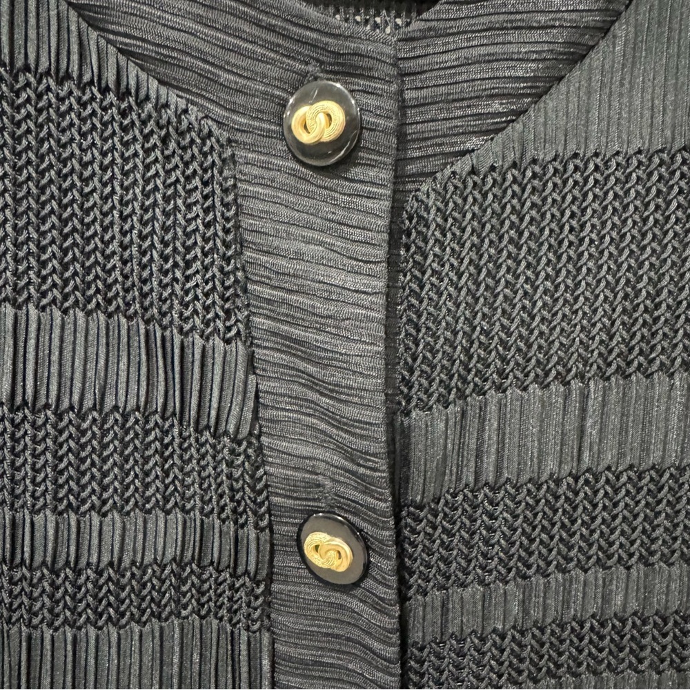Ariel Timeless Luxury Black Cardigan‎ Size Small Black - Picture 4 of 5